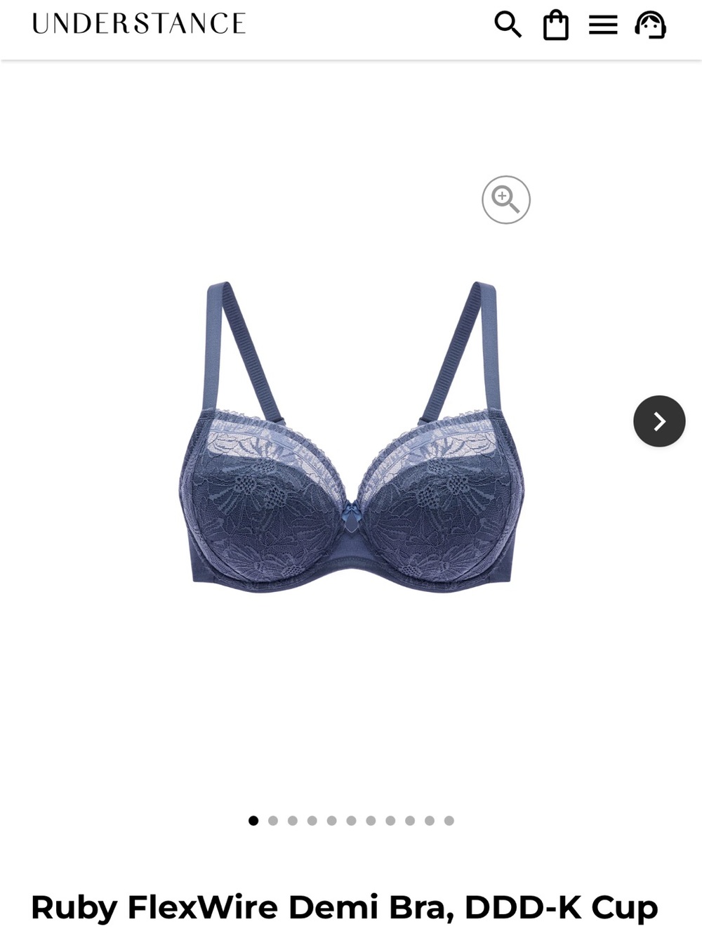 Understance FlexWire Demi Bra - Navy Lace
